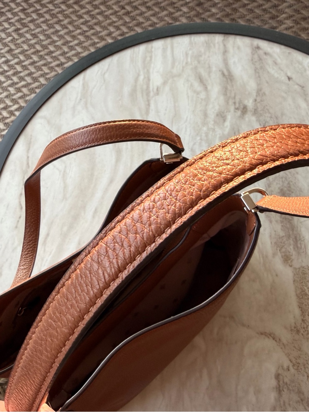 Kate Spade Leila Medium Triple Compartment Shoulder Bag (Warm Gingerbread) - Picture 4 of 12